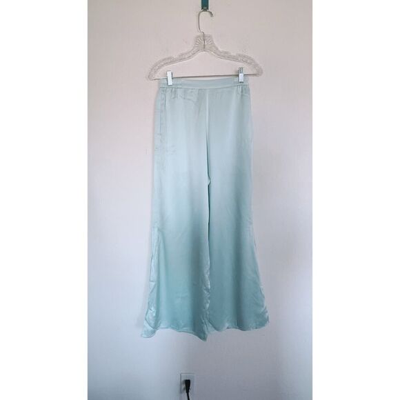 lunya washable silk high rise pant set light blue XS - Picture 8 of 10